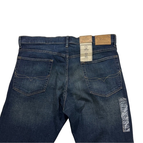 Polo Ralph Lauren Medium Wash Prospect Straight Jeans Sz 36T x36 Rope Dyed NWT - Picture 11 of 16